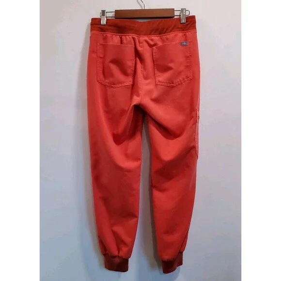 Lot of 4 Figs Zamora Jogger Scrub Pants XS Petite XS/P red coral blue teal - Picture 6 of 16